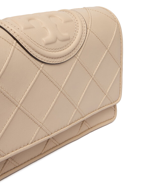 Tory Burch Táska Tory Burch Fleming Soft Chain Wallet 138853 Bézs