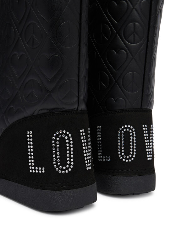 LOVE MOSCHINO Snehule LOVE MOSCHINO JA24322G0PISR000 Čierna