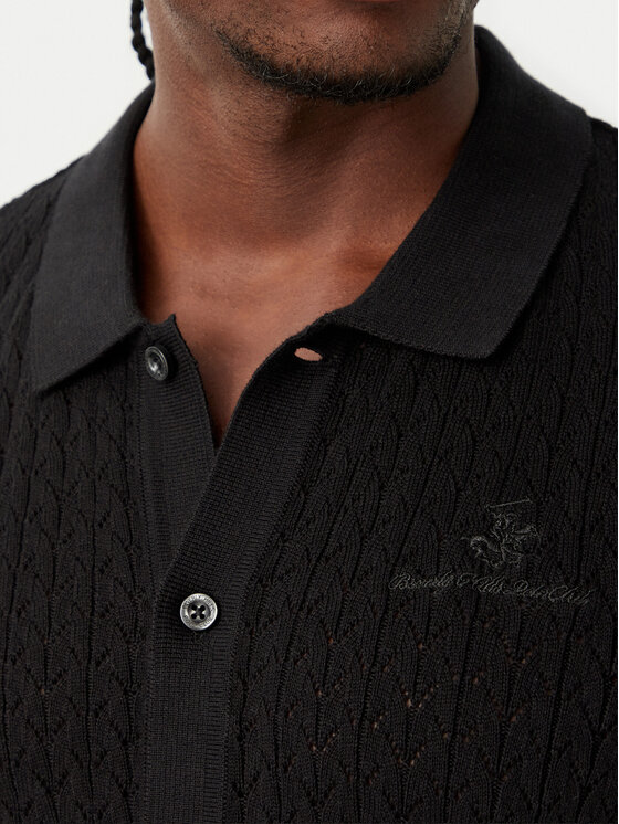 Beverly Hills Polo Club Beverly Hills Polo Club Camisa M7608-HR Negro Regular Fit