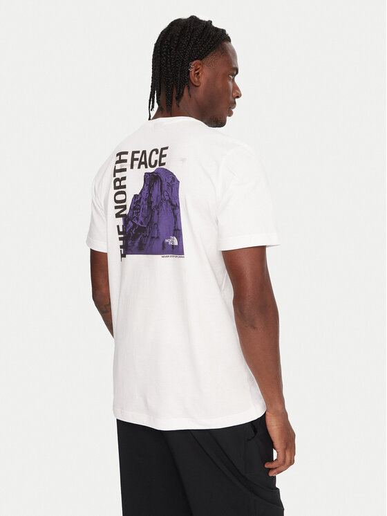 The North Face The North Face Camiseta Half Dome Photo NF0A8EE9 Blanco Regular Fit