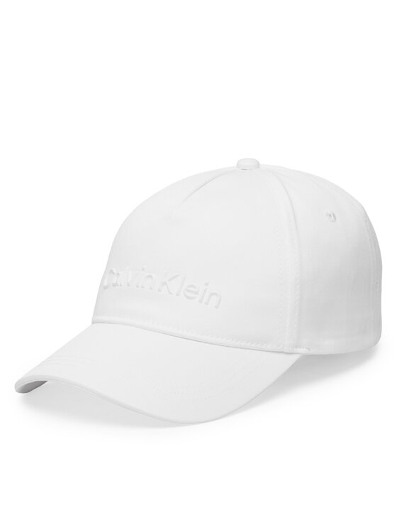 Calvin Klein Kepurė su snapeliu Calvin Klein K50K511987 Balta