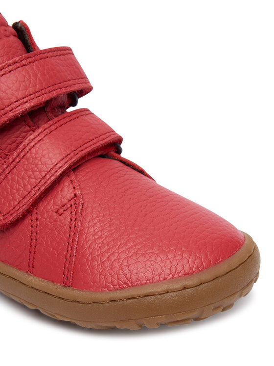 Froddo Šnurovacia obuv Froddo Barefoot Winter Furry G3110263-7 M Červená