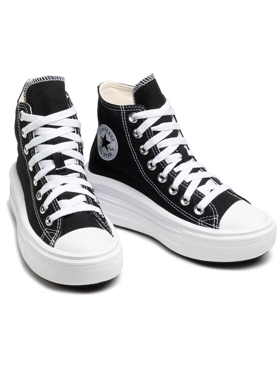 Converse Кеди Converse Chuck Taylor All Star Move Platform 568497C Чорний