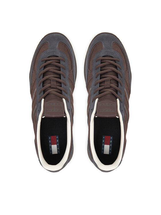 Tommy Jeans Sneakersy Tommy Jeans The Greenwich Edge Suede EM0EM01662 Brązowy