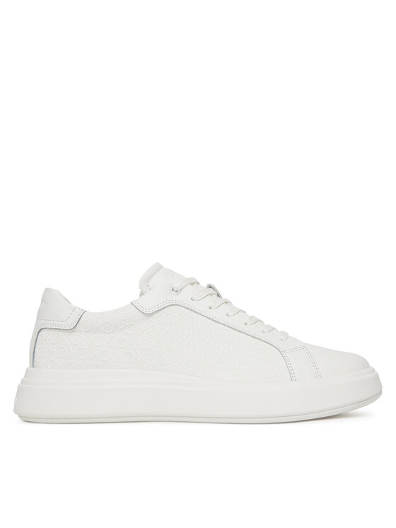Calvin Klein Zapatillas Calvin Klein Chunky Low Top Lace Up Mono HM0HM01970 Blanco