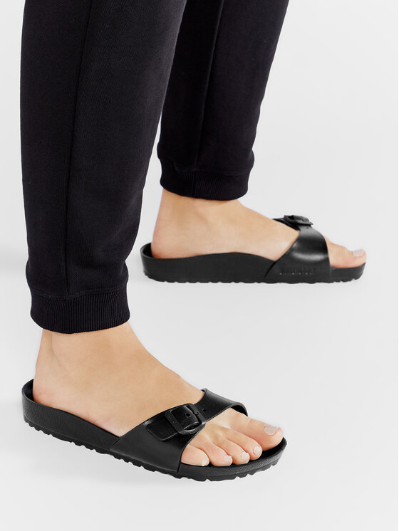 Birkenstock Natikači Birkenstock Madrit EVA 0128163 Črna