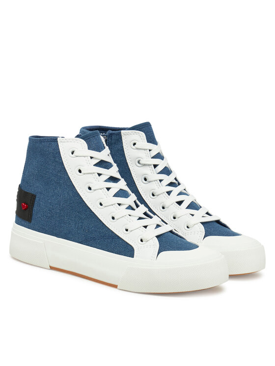 LOVE MOSCHINO Кеди LOVE MOSCHINO JA15022G1MJO5700 Голубий