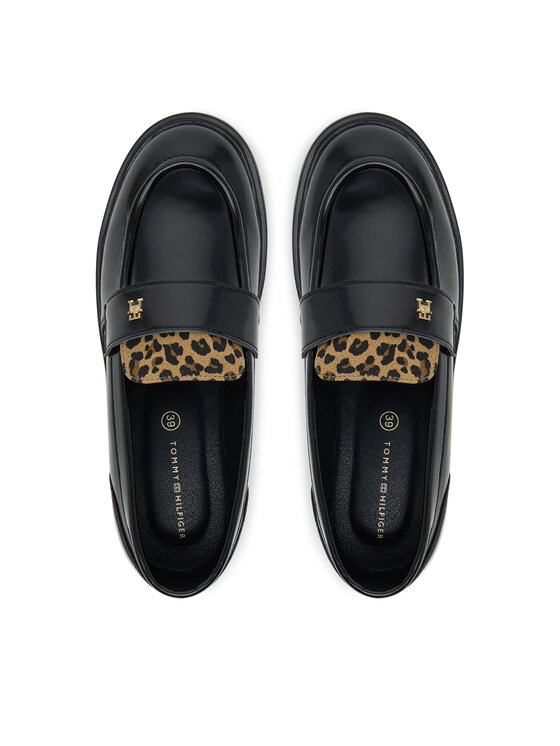 Tommy Hilfiger Pantofi Tommy Hilfiger Low Cut Shoe T3A4-34010-1850 Negru