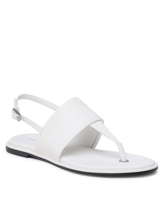 Calvin Klein Sandale Calvin Klein Almond Tp Sandal HW0HW01536 Écru