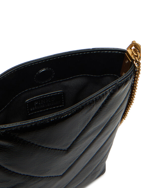 PINKO Kabelka PINKO Flat Satchel AI 25-26 PCPL 105352 A2W2 Čierna