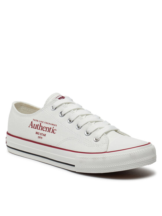 Big Star Shoes Plátenky Big Star Shoes NN174057 Biela