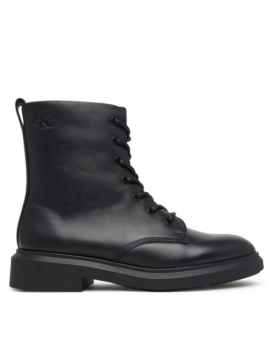 Calvin Klein Зимни обувки Calvin Klein Sporty Boot Lace Up Lth HW0HW03188 Черен