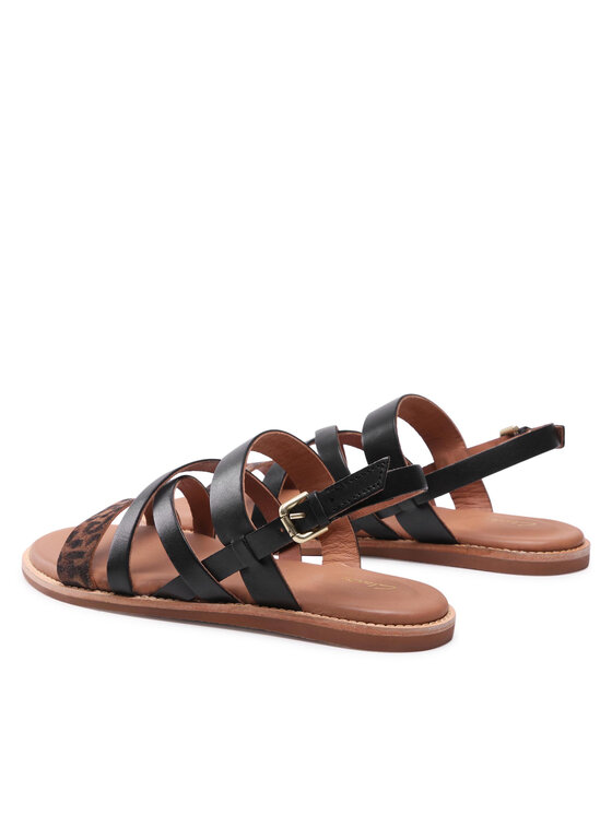 Clarks Sandały Clarks Karsea Sun 261660304 Czarny