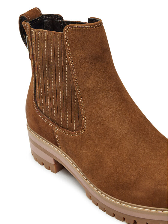 Wrangler Kotníková obuv s elastickým prvkem Wrangler Callie Women Mid 20243073 Hnědá