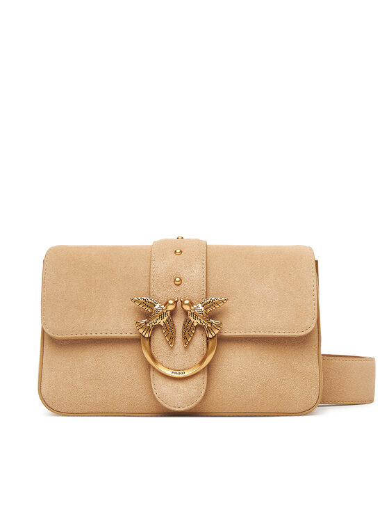 PINKO Torebka PINKO Love One Mini Slouchy Fl PE 25 PLTT 104340 A2CC Beżowy