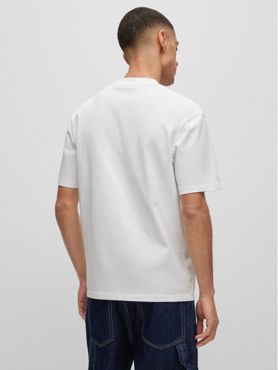 HUGO Hugo Футболка Dapolino 50488330 Білий Relaxed Fit