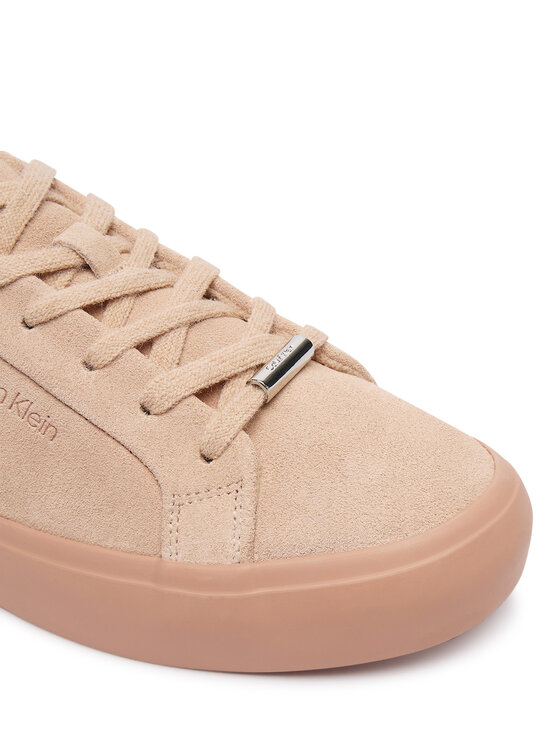 Calvin Klein Sneakersy Calvin Klein Lace-Up Sneaker Suede/Wl Ck HW0HW02679 Ružová
