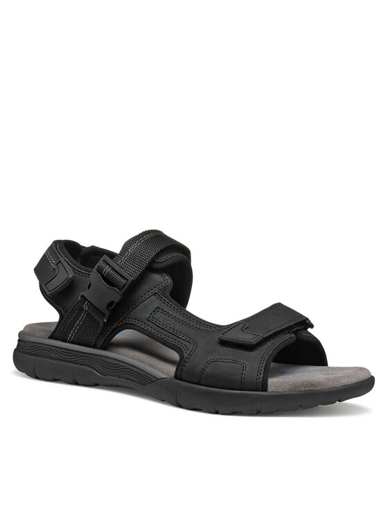 Geox Sandali Geox U Spherica Ec5 U55ELB 000EK C9999 Črna