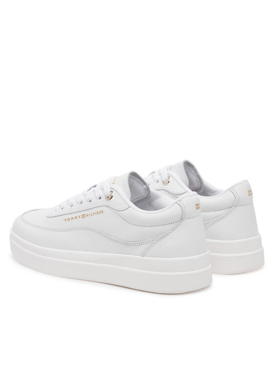 Tommy Hilfiger Zapatillas Tommy Hilfiger Modern Court Sneaker Lthr FW0FW08800 Blanco