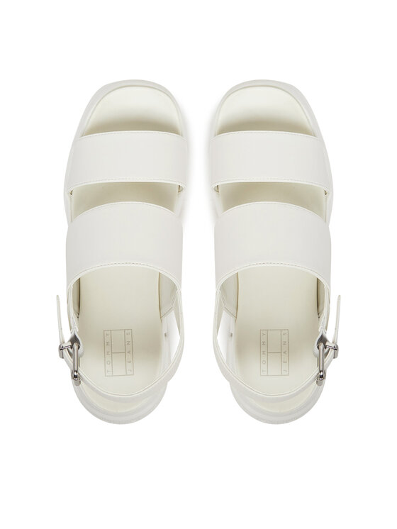 Tommy Jeans Basutės Tommy Jeans Tjw Chunky City Sandal EN0EN02750 Écru