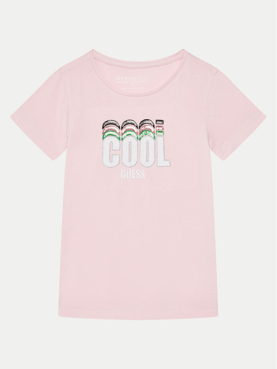 Guess Guess T-shirt K5RI17 K6YW4 Rosa Regular Fit
