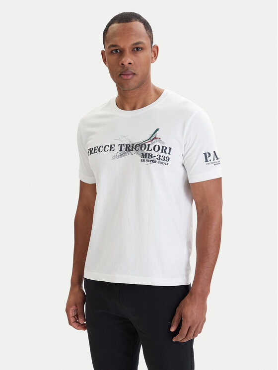 Aeronautica Militare Aeronautica Militare Camiseta 261TS2541UJ00727 Blanco Regular Fit