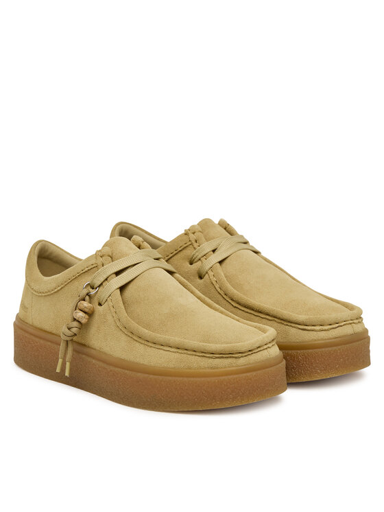 Clarks Туфлі Clarks Boxbee Walla. 26328110 Бежевий