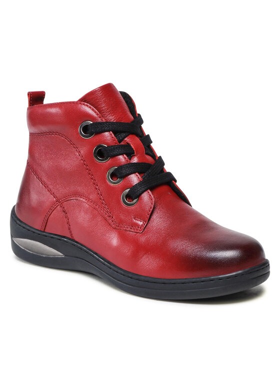 Go Soft Botines planos Go Soft WI23-LIPARI-04 Rojo