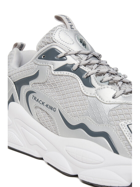 Plein Sport Sneakersy Plein Sport Track-King Mag FAES USC0843 STE003N Sivá