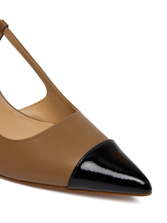 MICHAEL Michael Kors Laiviņas MICHAEL Michael Kors Alora Toe Cao Mid Sling 40R6AOMS1L Brūns