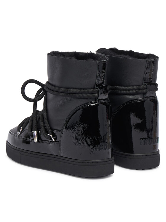 Inuikii Snehule Inuikii Gloss Wedge 1001.004.0052 Čierna