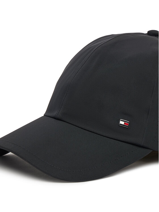 Tommy Hilfiger Șapcă Tommy Hilfiger Corp Perforated 6 Panel AM0AM13429 Negru