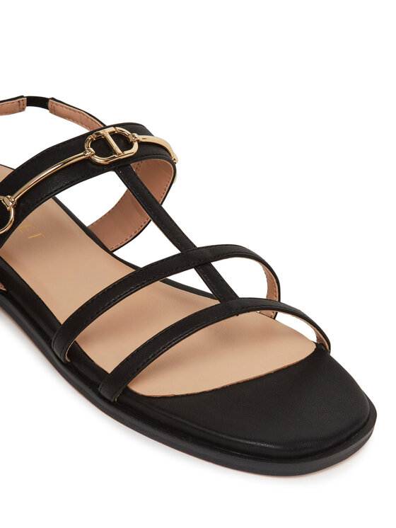 TWINSET Sandały TWINSET 251TCP086 Czarny