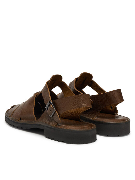 Fracap Sandále Fracap D034 Hnedá