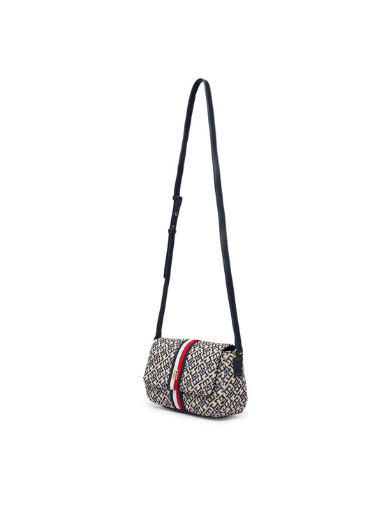 Tommy Hilfiger Táska Tommy Hilfiger Th Jacquard Ess Crossover AW0AW19066 Kék