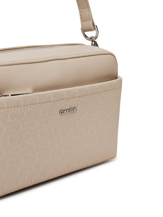 Calvin Klein Kabelka Calvin Klein Ck Must Aop Double Straps Camera LV04F3080G Béžová