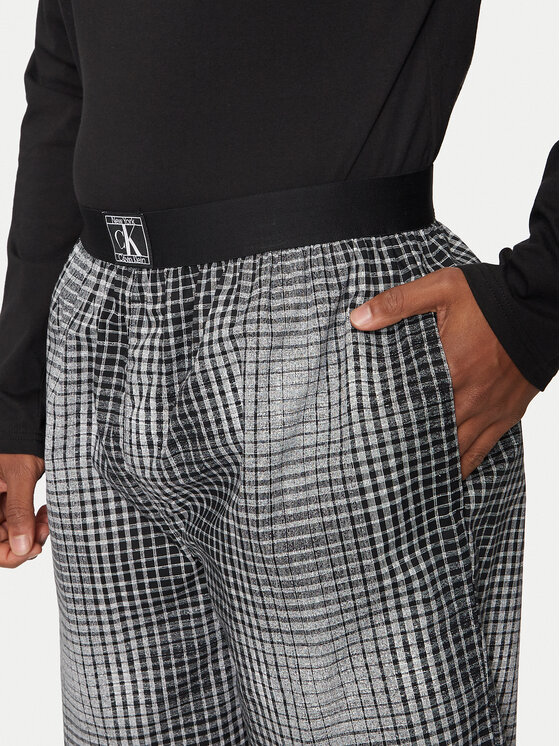 Calvin Klein Underwear Calvin Klein Underwear Pižamos kelnės 000NM2842E Pilka Relaxed Fit