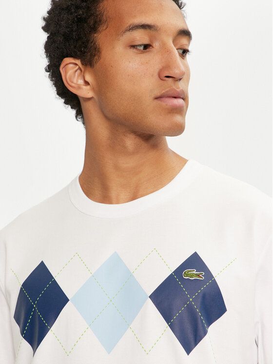 Lacoste Lacoste T-Shirt TH2810 Λευκό Regular Fit