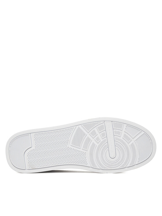 Tommy Hilfiger Snīkeri Tommy Hilfiger Th Court Lth Detail Ess FM0FM05367 Balts