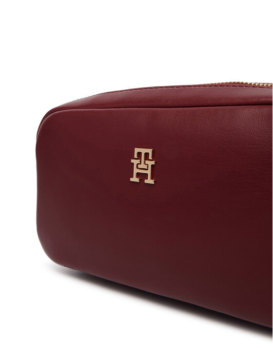 Tommy Hilfiger Ročna torba Tommy Hilfiger Th Essential Camera Bag AW0AW18370 Bordo rdeča