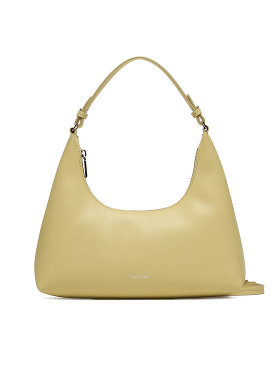 Calvin Klein Geantă Calvin Klein Foil Logo Conv Shoulder Bag LV04F3272G Galben