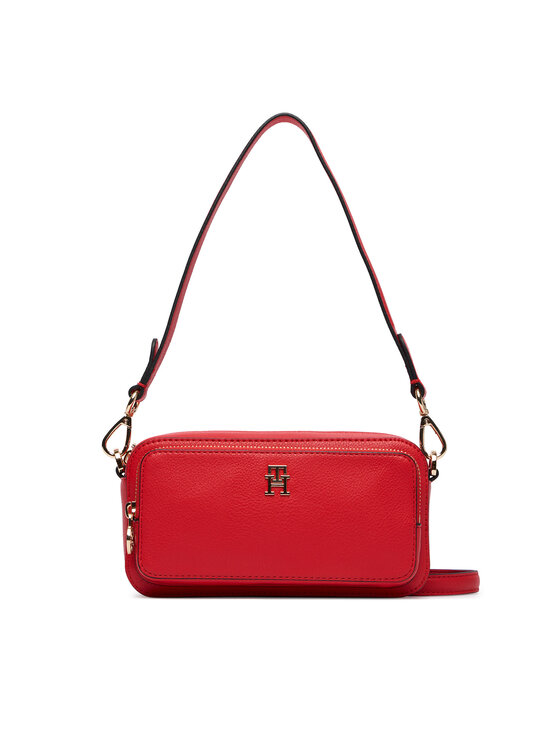 Tommy Hilfiger Ročna torba Tommy Hilfiger Th Daily Camera Bag AW0AW18377 Rdeča