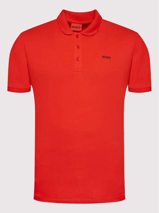HUGO Hugo Поло Donos222 50466182 Червоний Regular Fit