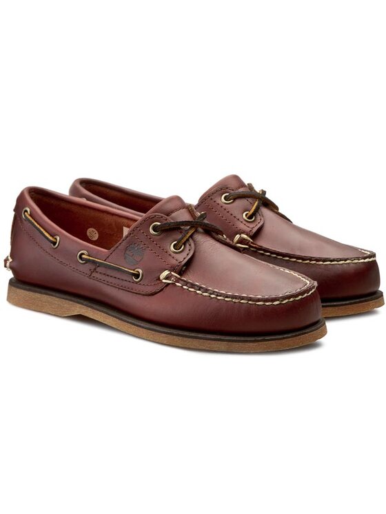 Timberland Mokasinke Timberland Classic Boat 2 Eye 25077/TB0250772141 Smeđa