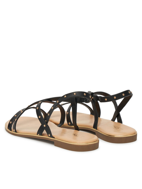 ONLY Shoes Босоніжки ONLY Shoes Onlmari-4 Pu Studs 15342339 Чорний