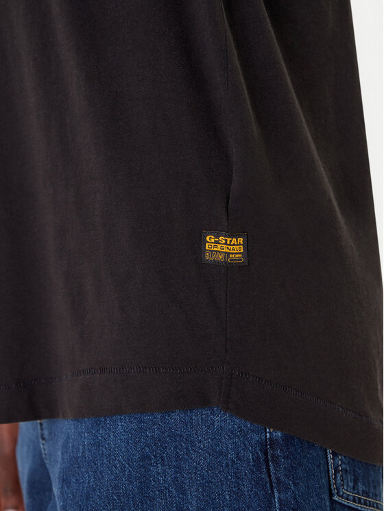G-Star Raw G-Star Raw Camiseta Rolled Up D24524-4107 Negro Loose Fit