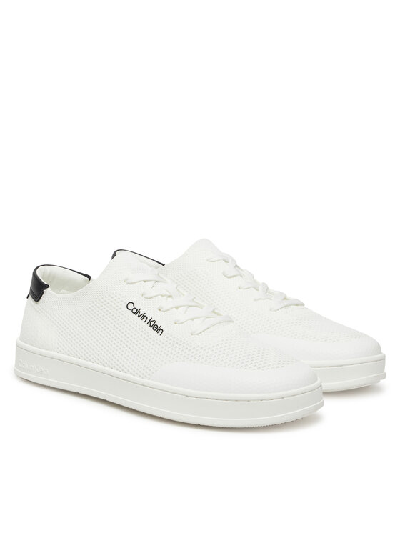 Calvin Klein Сникърси Calvin Klein Low Top Lace Up Knit HM0HM01726 Бял