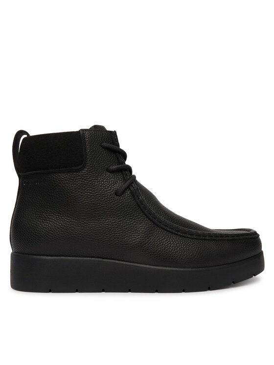 Calvin Klein Trzewiki Calvin Klein Hybrid City Lug Mid Boot F Lth HM0HM02260 Czarny