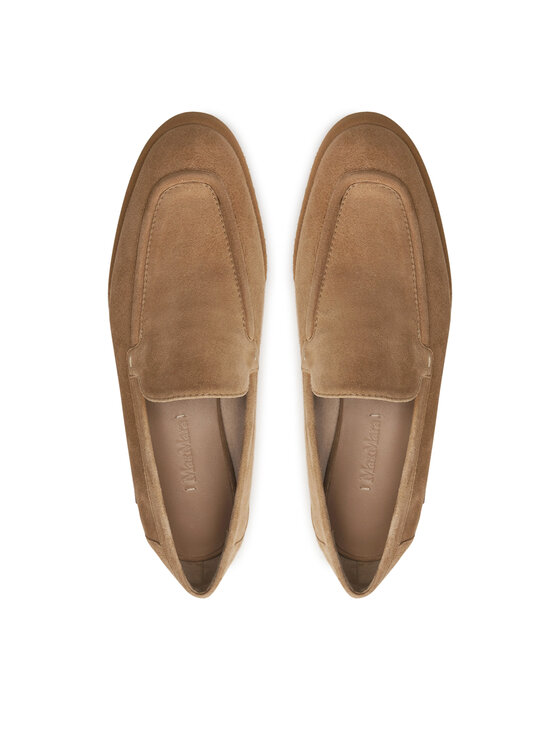 Max Mara Mokasyny Max Mara Softloafers 2424526311600 Beżowy