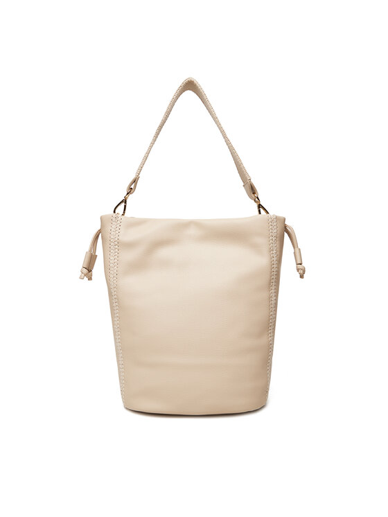 Tommy Hilfiger Ročna torba Tommy Hilfiger Th Soft Summer Bucket AW0AW17540 Bež